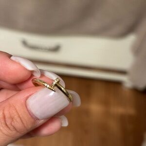 14k nail ring